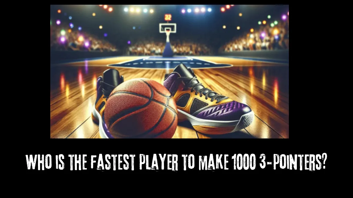 Who is the fastest player to make 1000 3-pointers