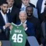 President Biden welcomes 2024 NBA champion