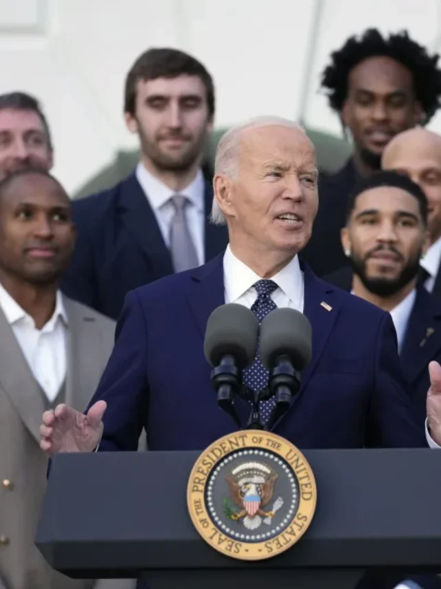 Celtics' Celebration with President Biden