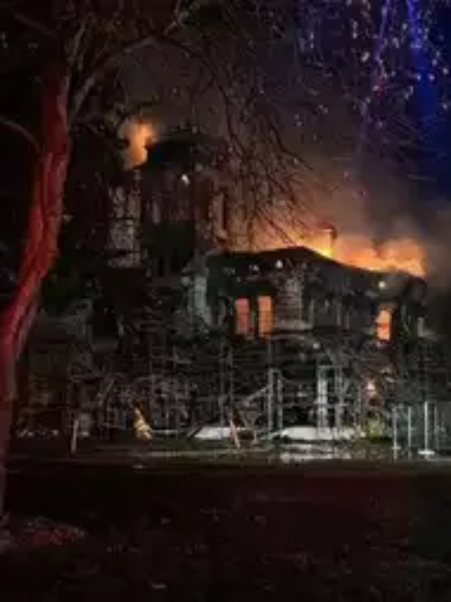 Bidwell Mansion Destroyed by Fire