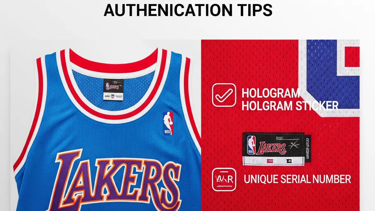 How can you tell if an NBA jersey is real
