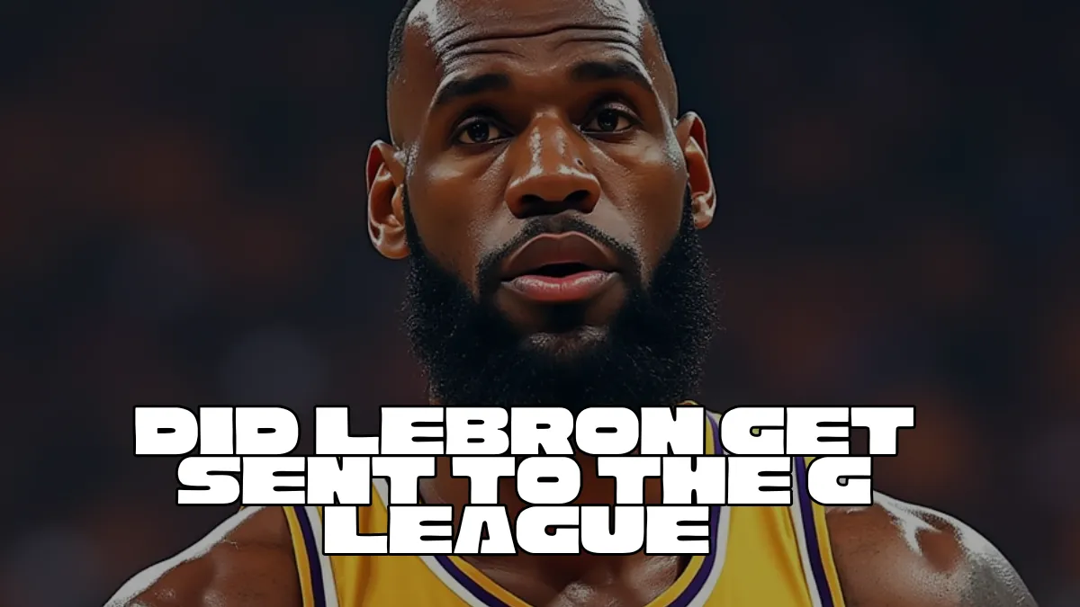 Did Lebron get sent to the G league