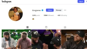 LeBron James Instagram