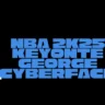 NBA 2K25 Keyonte George Cyberface