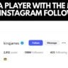 NBA Player with the Most Instagram Followers