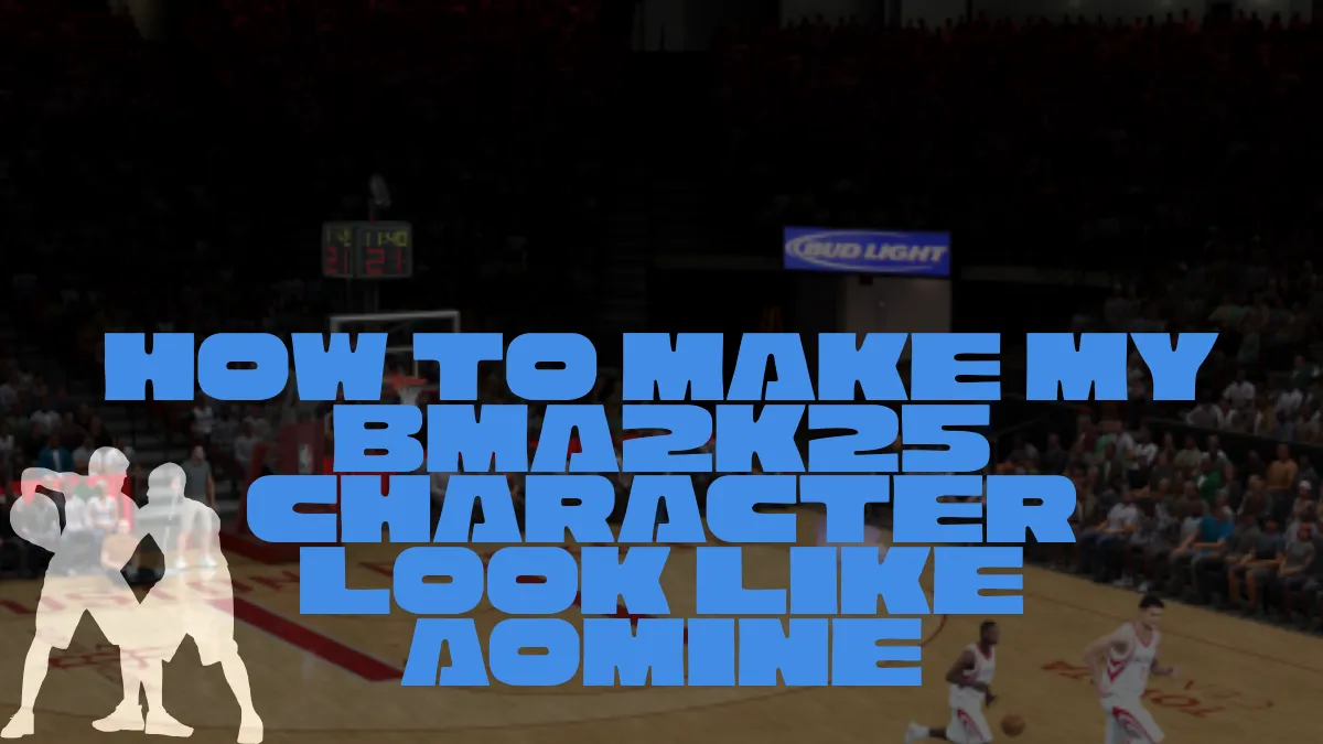 how to make my bma2k25 character look like aomine