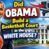 Did Obama build a basketball court in the white house