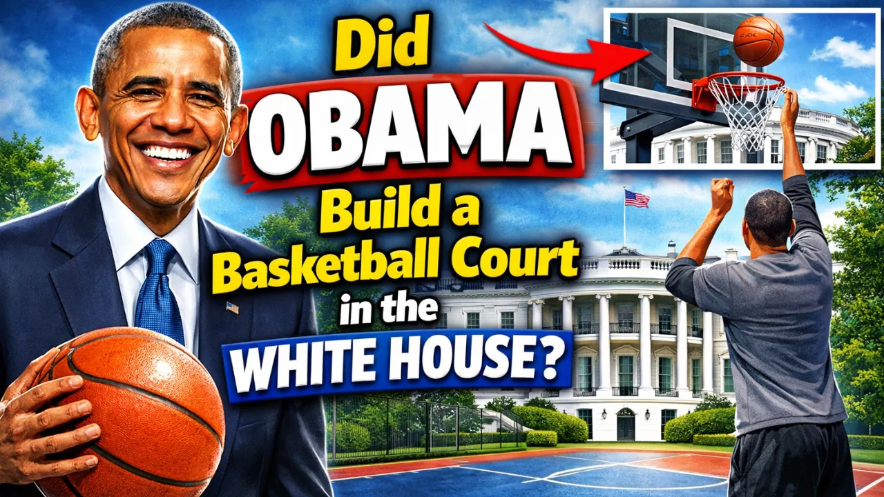 Did Obama build a basketball court in the white house