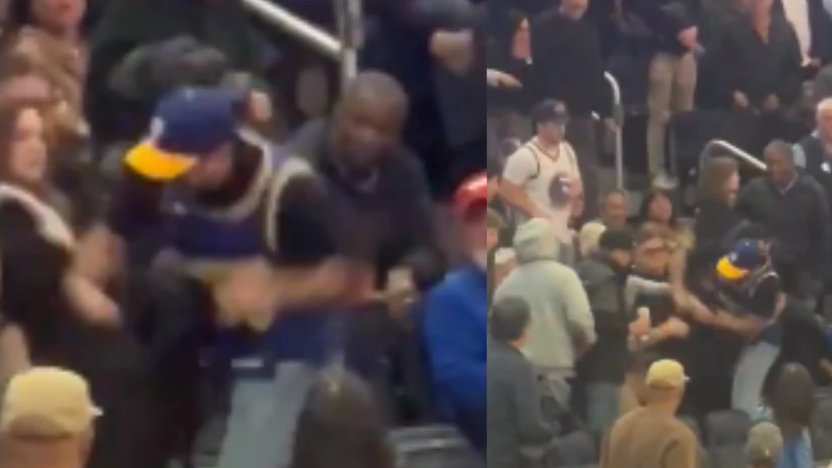 Warriors-Bucks Crowd Loses Control