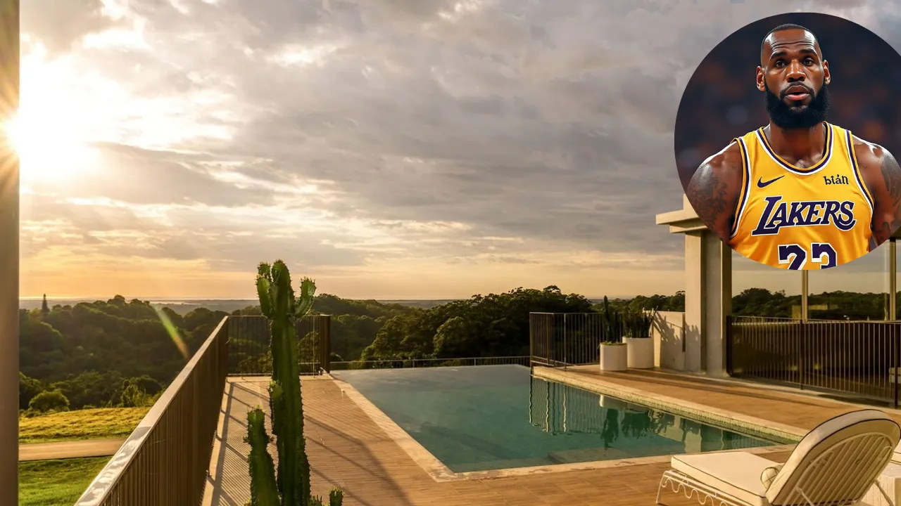 lebron james LA home