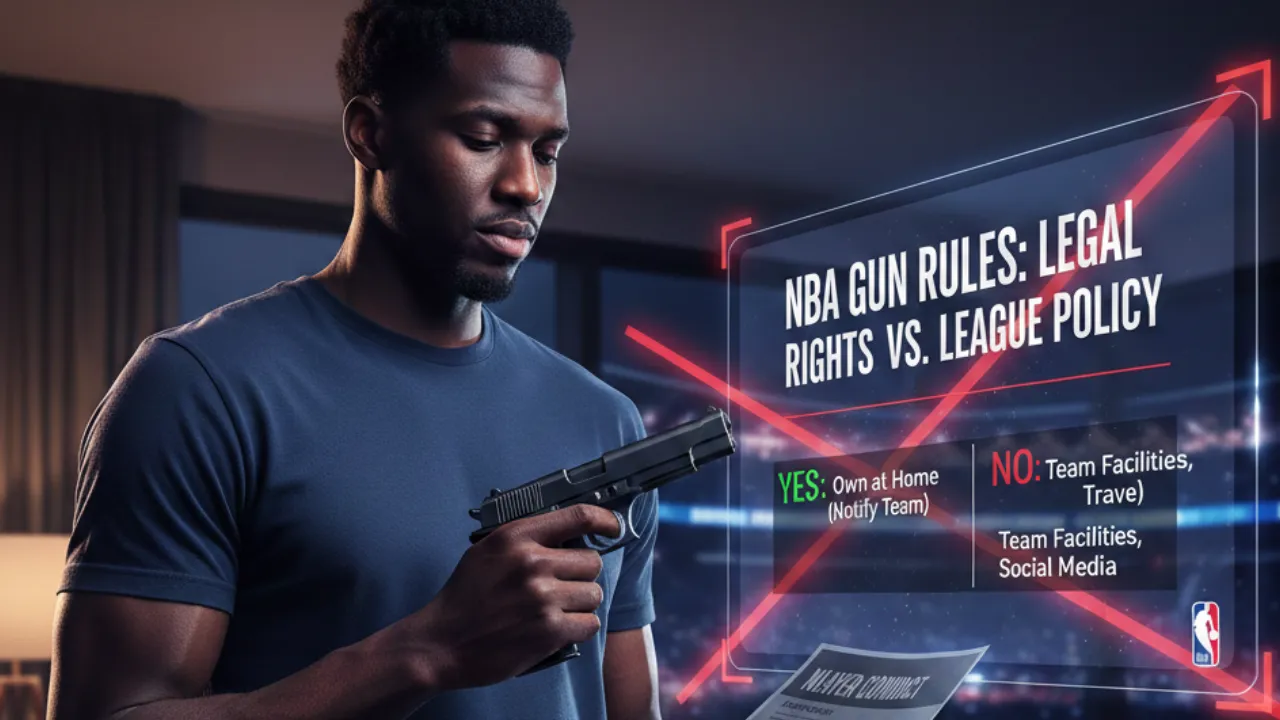 nba gun rules